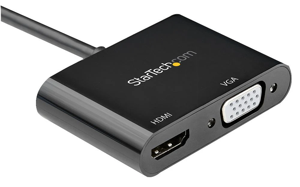 STARTECH DP2VGAHD20 Connector Adapter, DisplayPort, 1 Ways, Plug, 2 Ways, Receptacle GTIN UPC EAN: 065030884419 - Image 2