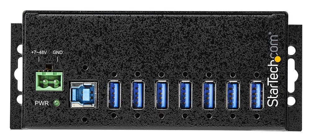 STARTECH HB30A7AME Hub, 7 Port, Industrial, USB 3.0, Mains Powered GTIN UPC EAN: 0065030881876 - Image 3