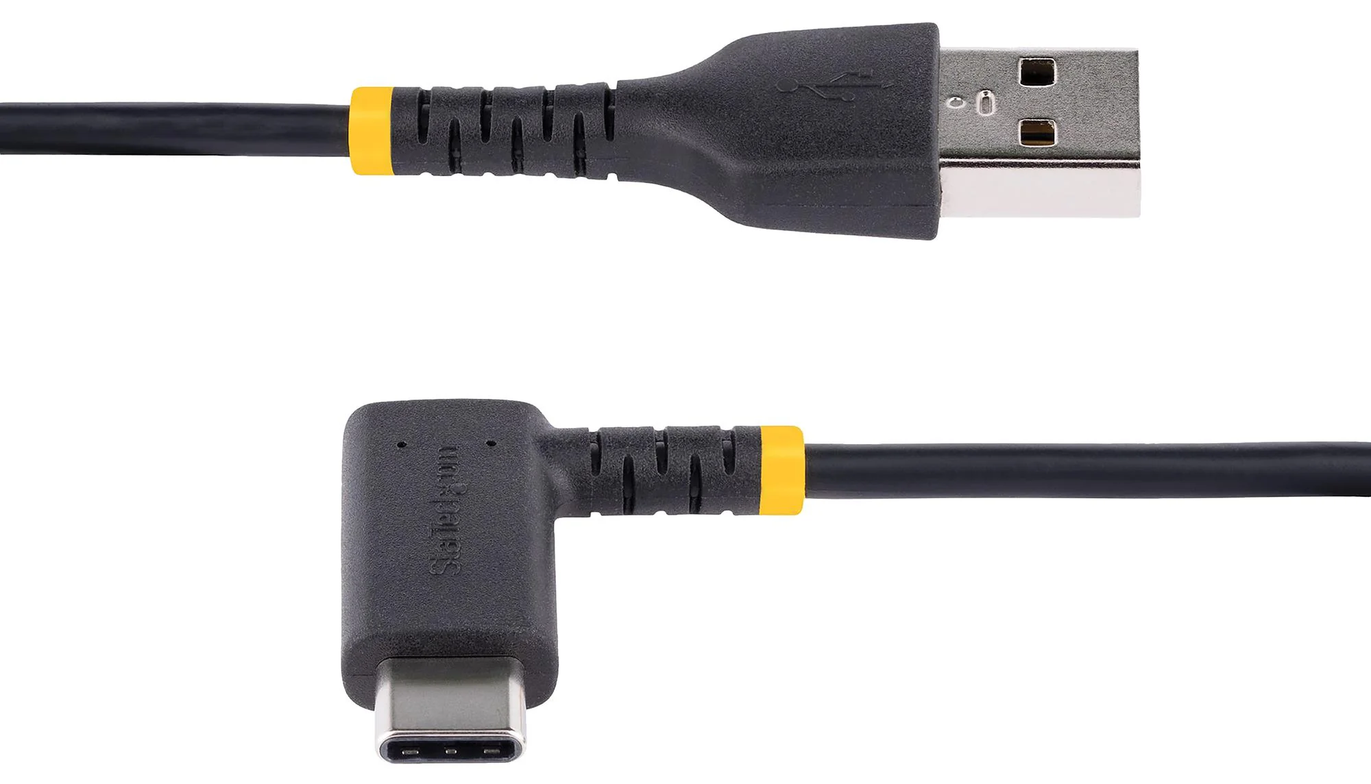 Startech R2ACR-1M-USB-CABLE R2ACR-1M-USB-CABLE USB Cable Type A Plug to 90° C 1 m 3.3 ft 2.0 Black - Image 3