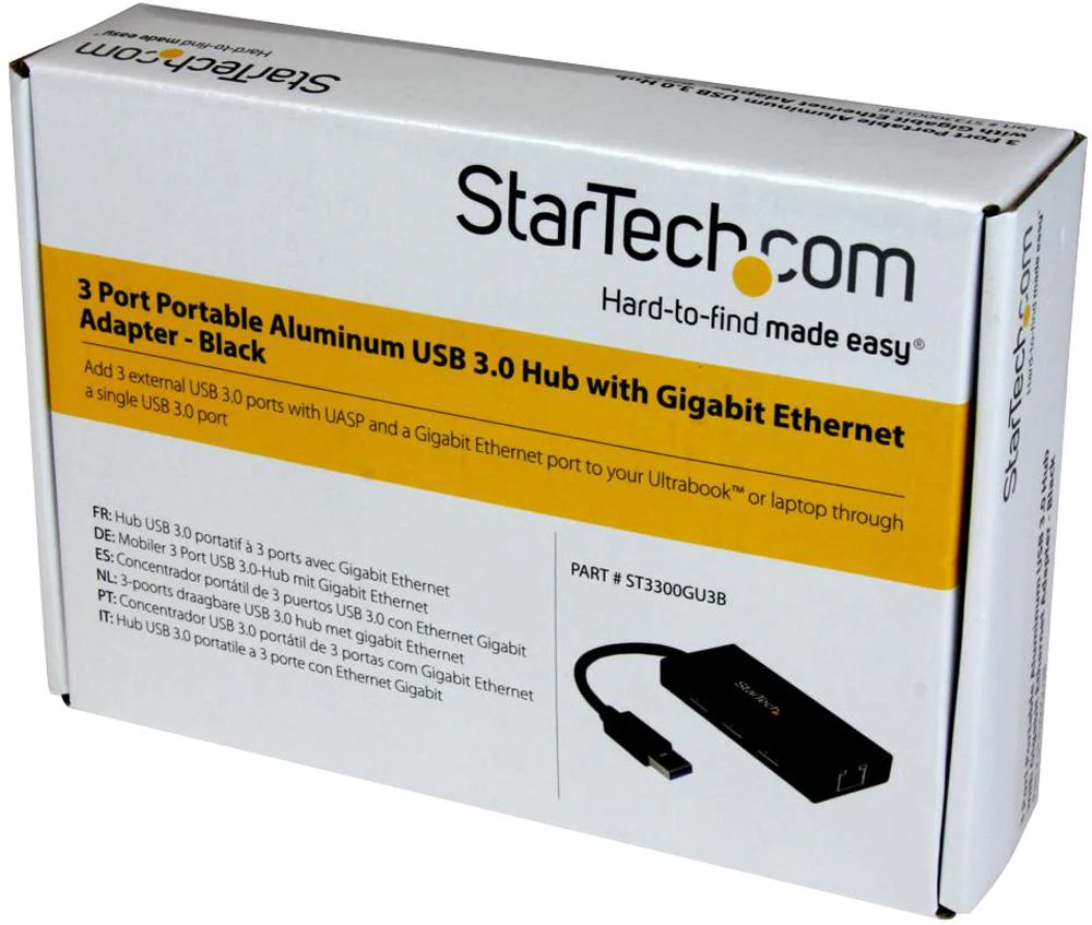 Startech ST3300GU3B Hub USB 3.0 Bus Powered 3 Ports - Image 6