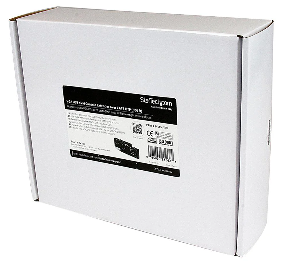 Startech SV565UTPUGB Extender USB &amp; VGA Over Ethernet 2Port 0 &deg;C to 40 - Image 5