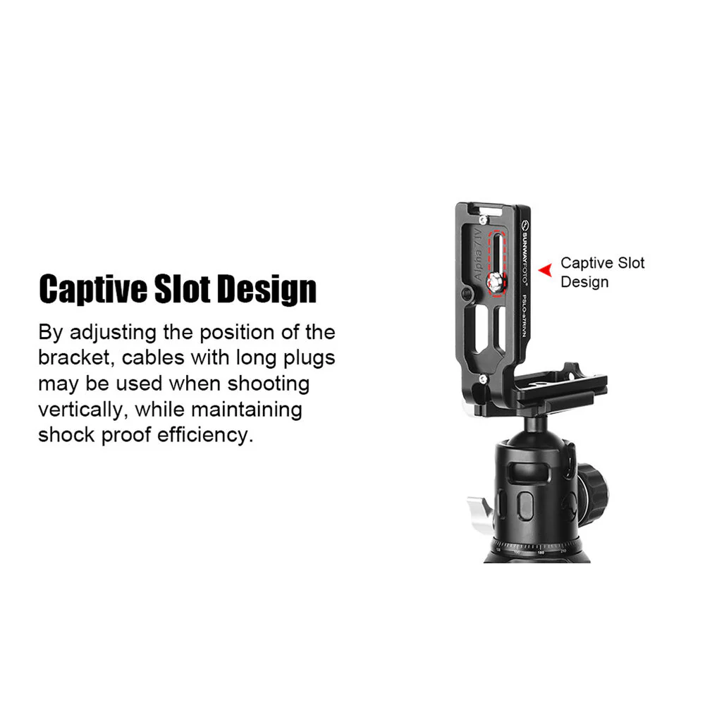 Sunwayfoto Dedicated L-Bracket for Sony a7R IV - Image 6