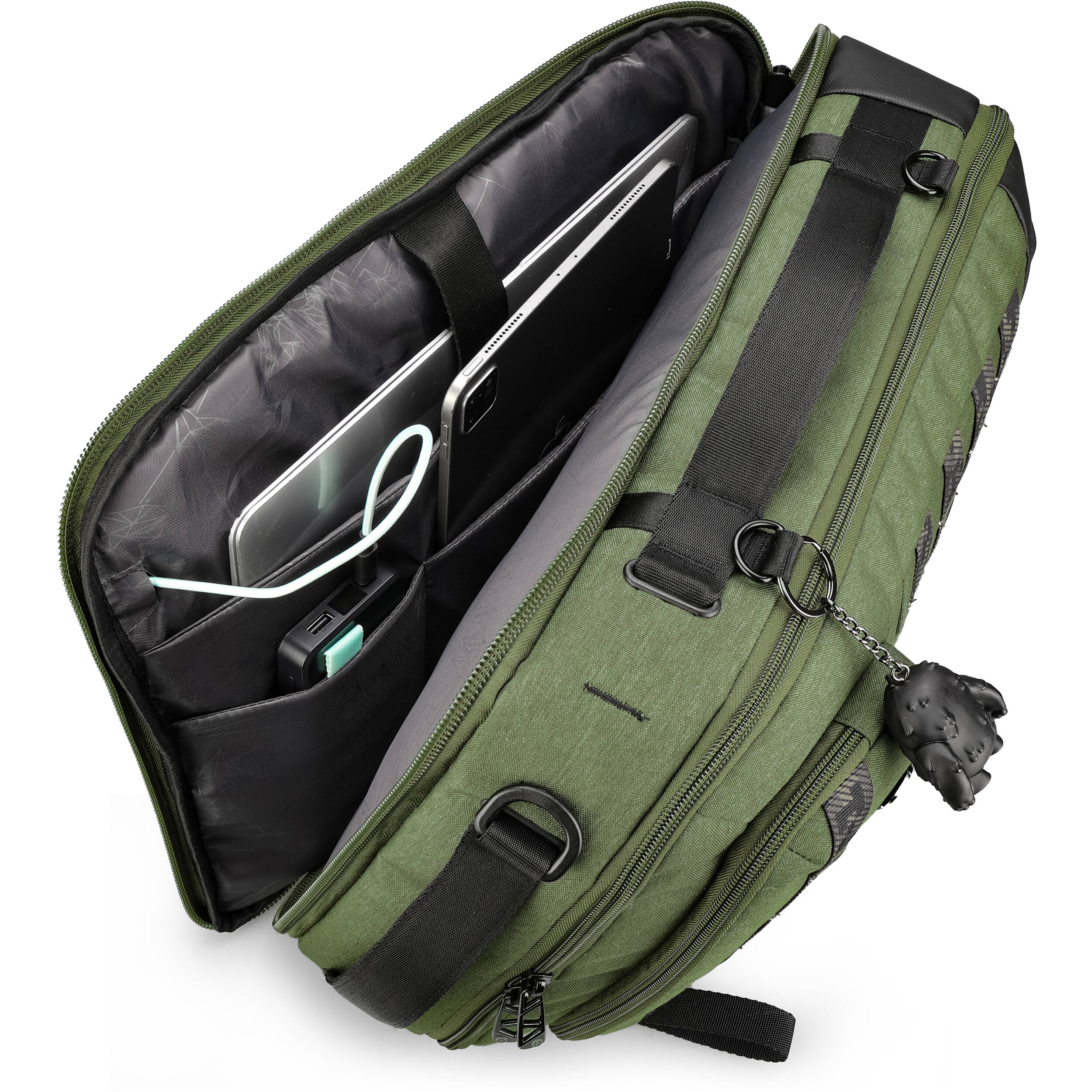 Swissdigital BERG Hybrid Briefcase (Dark Green) - Image 6