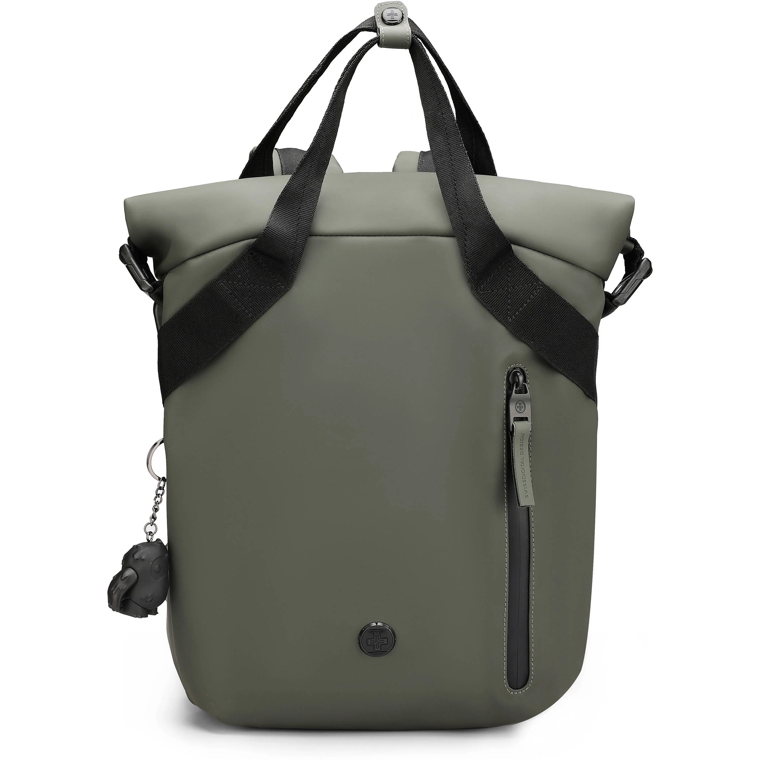 Swissdigital LAMONE Rolltop Backpack (Dark Green, 13L) - Image 2