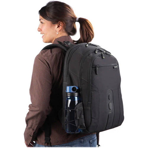Targus 15.6" Spruce EcoSmart Backpack (Black/Green) - Image 8