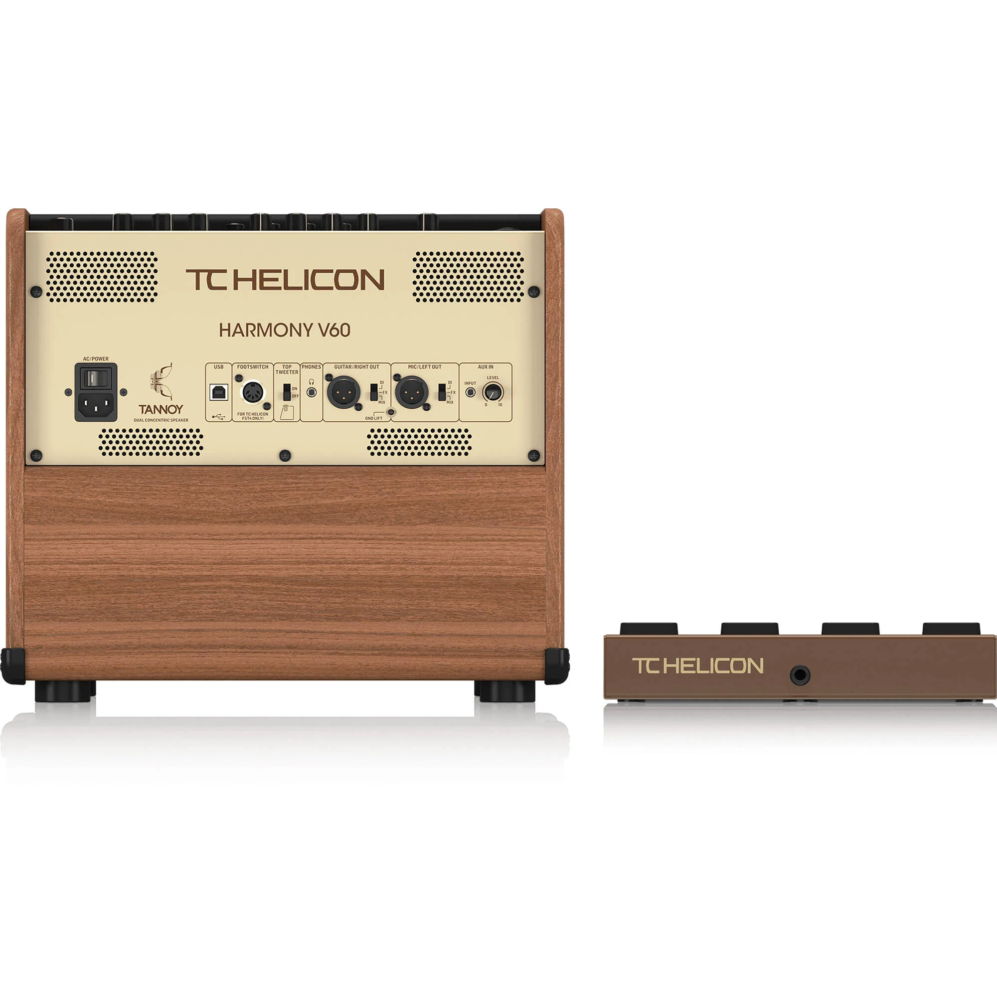 TC-Helicon Harmony V60 60W 2-Channel Acoustic/Vocal Combo Amplifier - Image 4