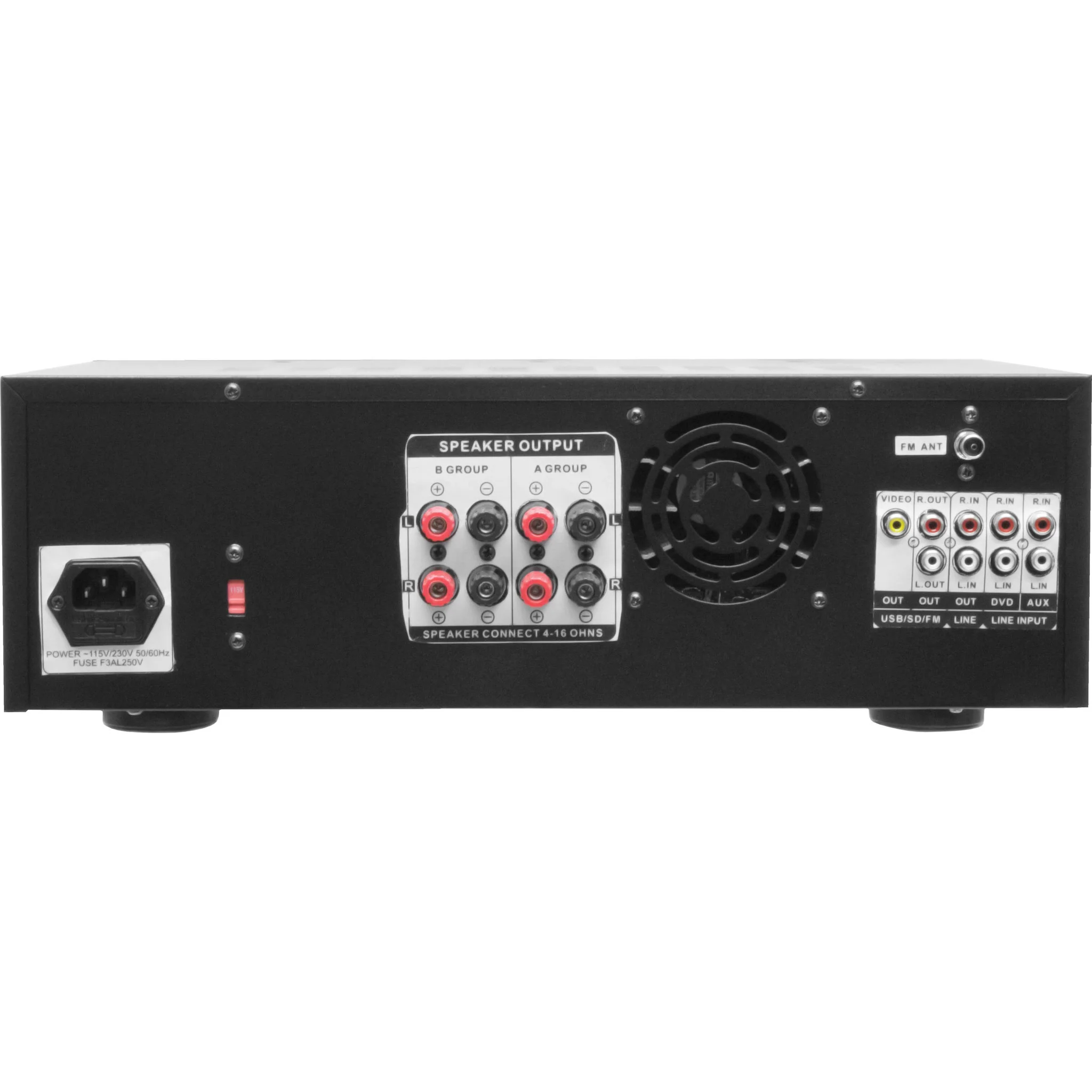 Technical Pro MM3000 Pro Mic Mixing Amp With USB, SD Card, and Bluetooth Inputs - Image 2