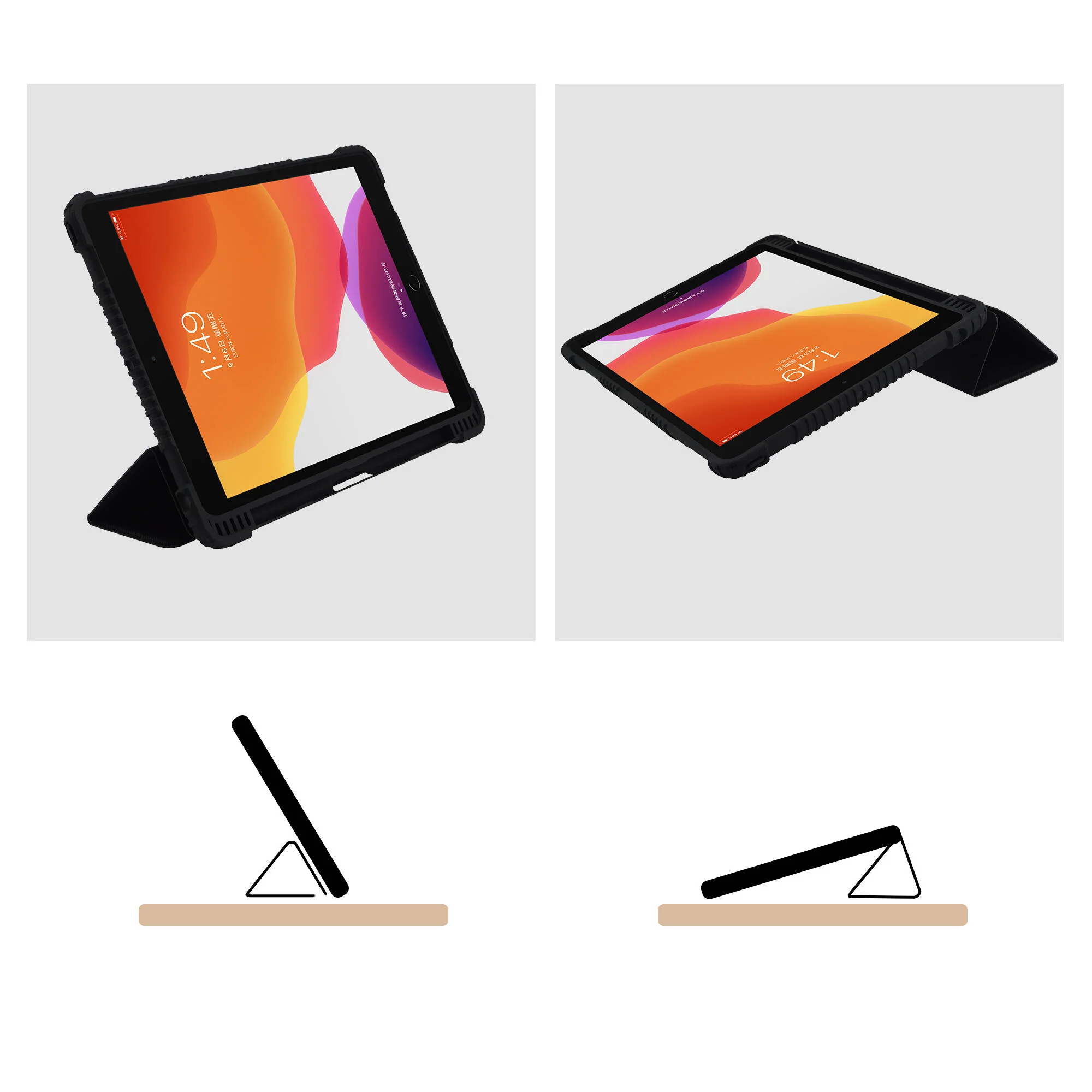TechProtectus Protective Folio Case for 8.3" iPad mini (6th Gen, Black) - Image 5