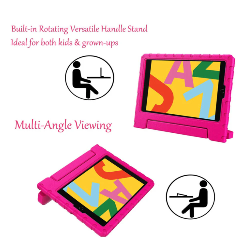 TechProtectus Shockproof Kids Case for iPad (Pink) - Image 6
