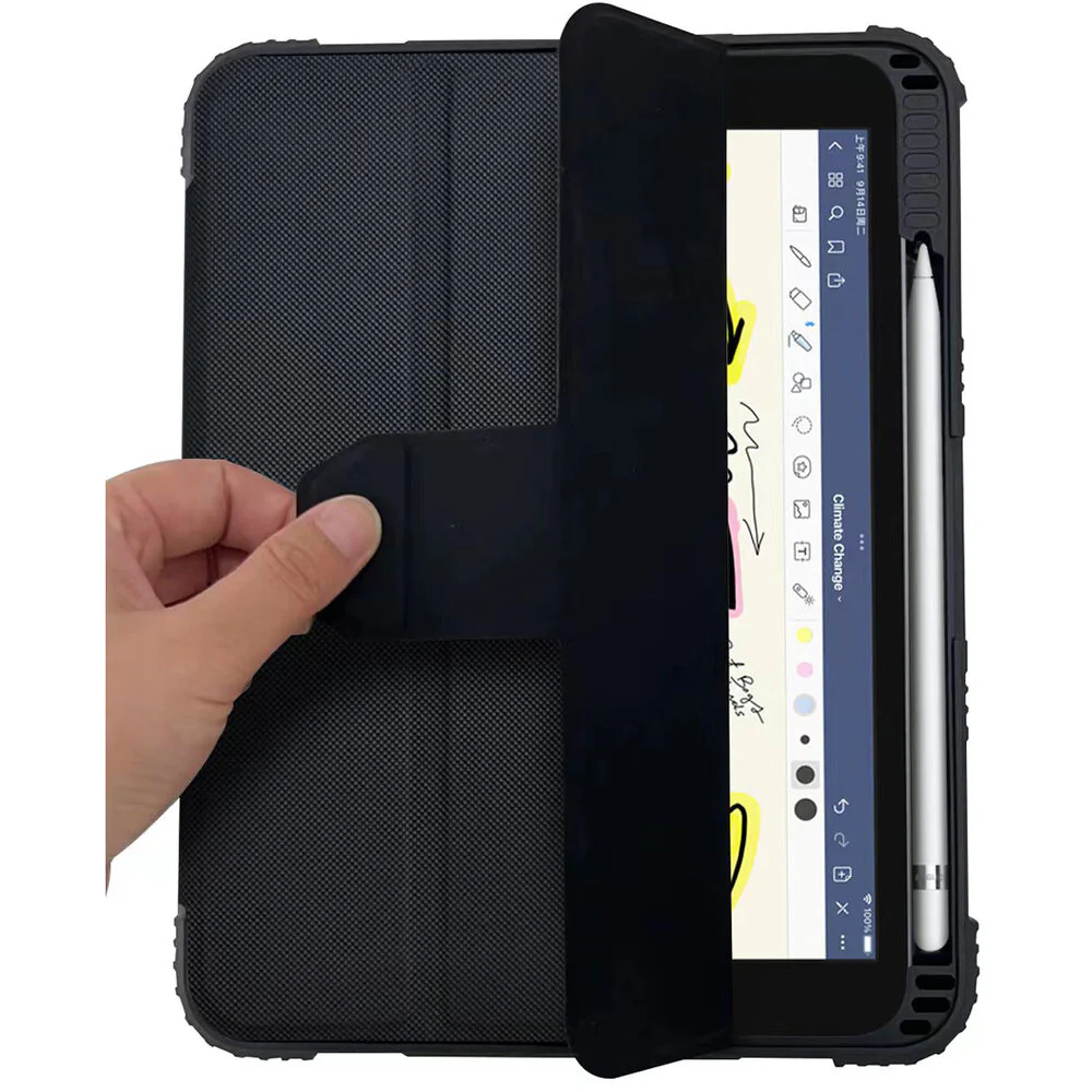TechProtectus Smart Protective Folio Case for 10th Gen 10.9" iPad (Black) - Image 5