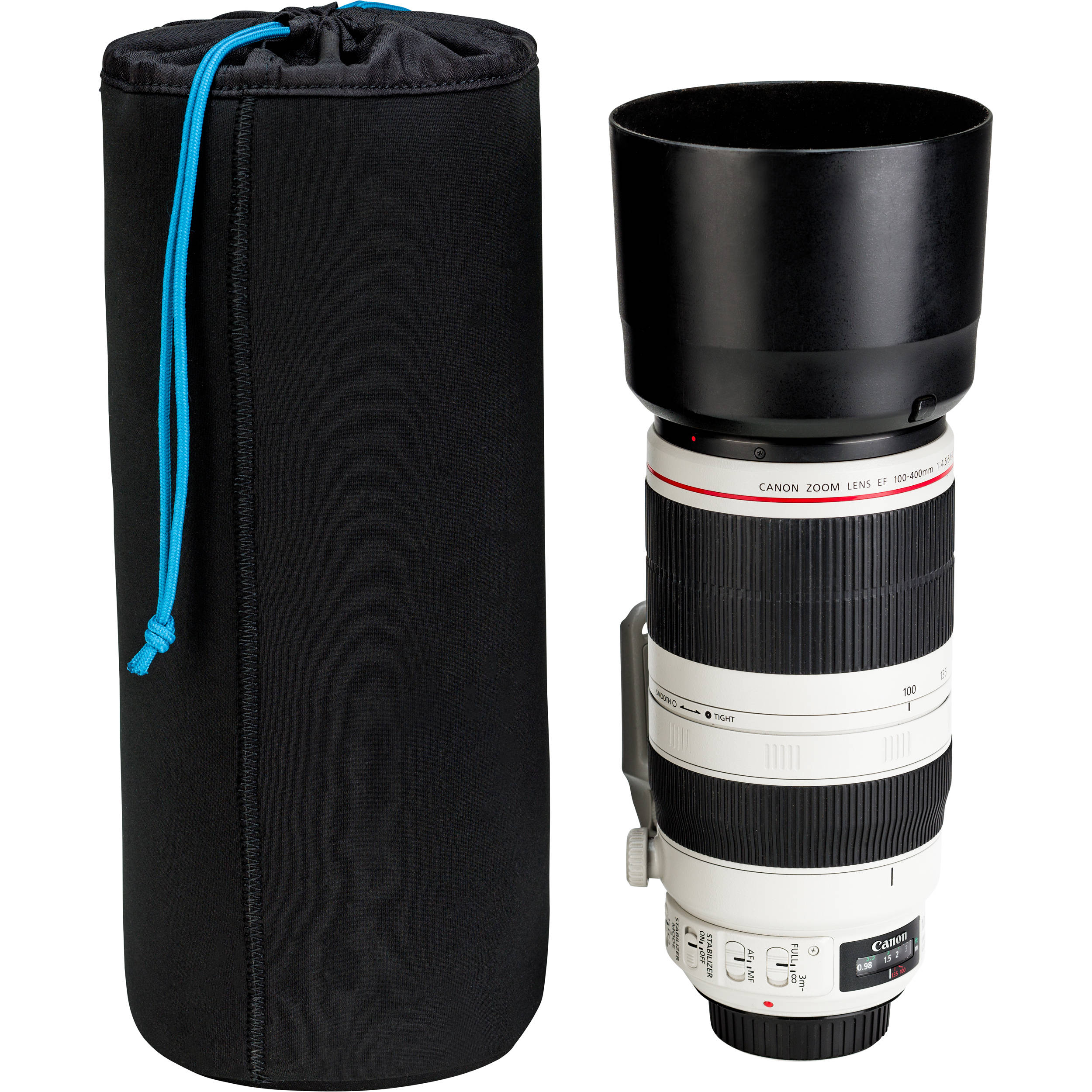 Tenba Soft Neoprene Lens Pouch (Black, 12 x 5") - Image 10