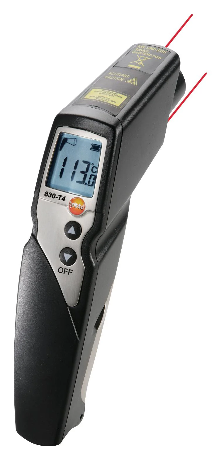 Testo 0560 8314 0560 8314 IR / Infrared Thermometer -30°C to +400°C 1 % -20 °C 50 - 830 - Image 2