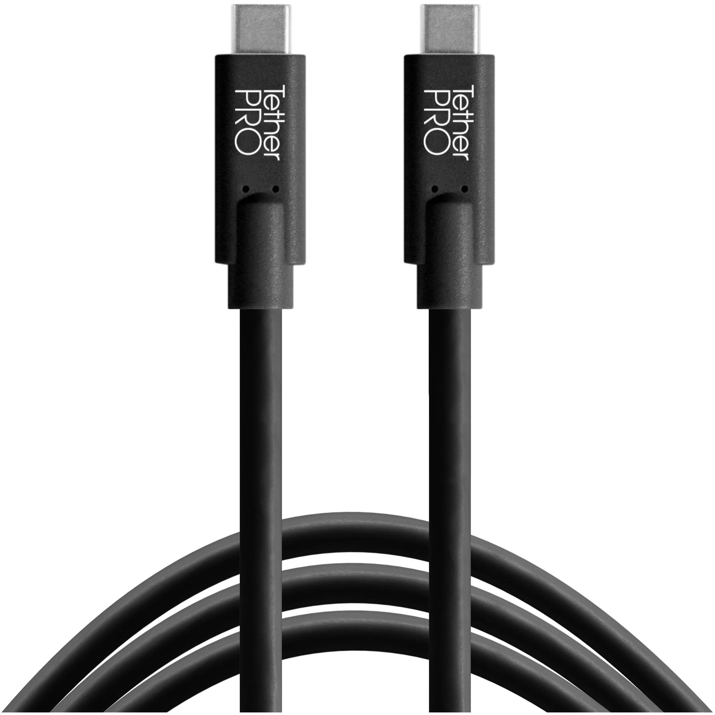 Tether Tools TetherPro USB Cable with TetherBLOCK Mounting Plate Kit (USB Type-C Male to USB Type-C Male, Black) - Image 3