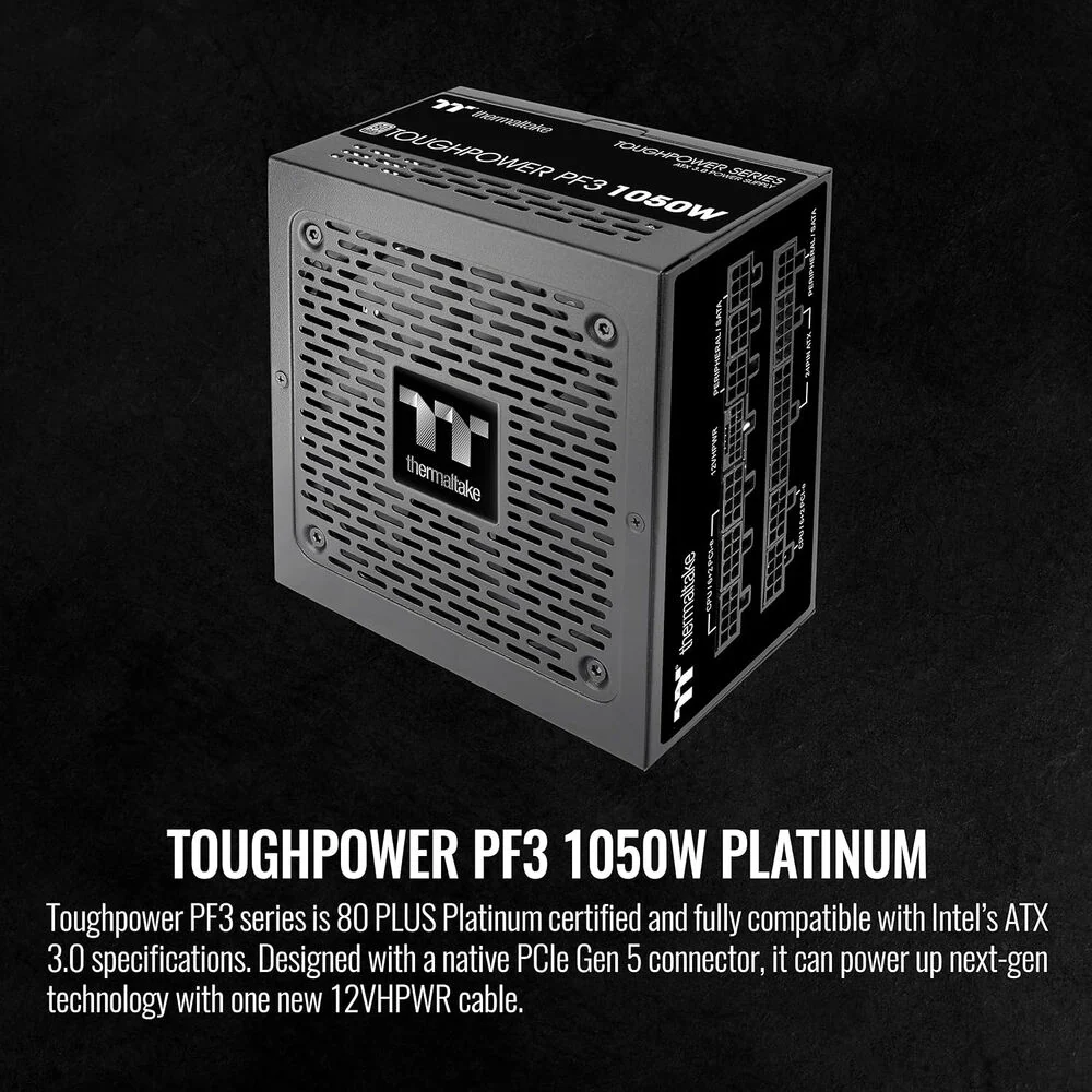 Thermaltake Toughpower PF3 1050W 80 PLUS Platinum Power Supply - Image 2