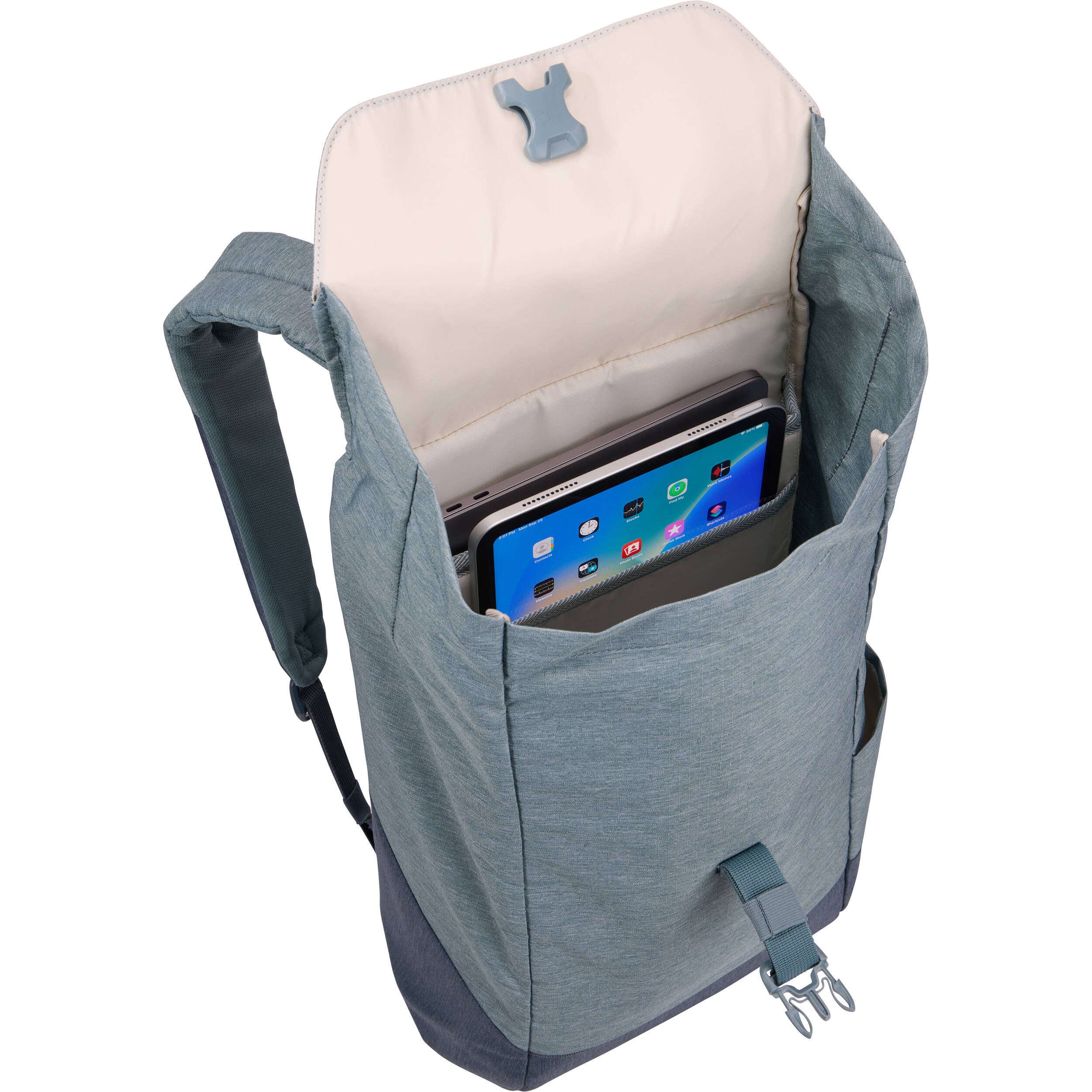 Thule Lithos Backpack (Pond Gray/Dark Slate, 16L) - Image 5