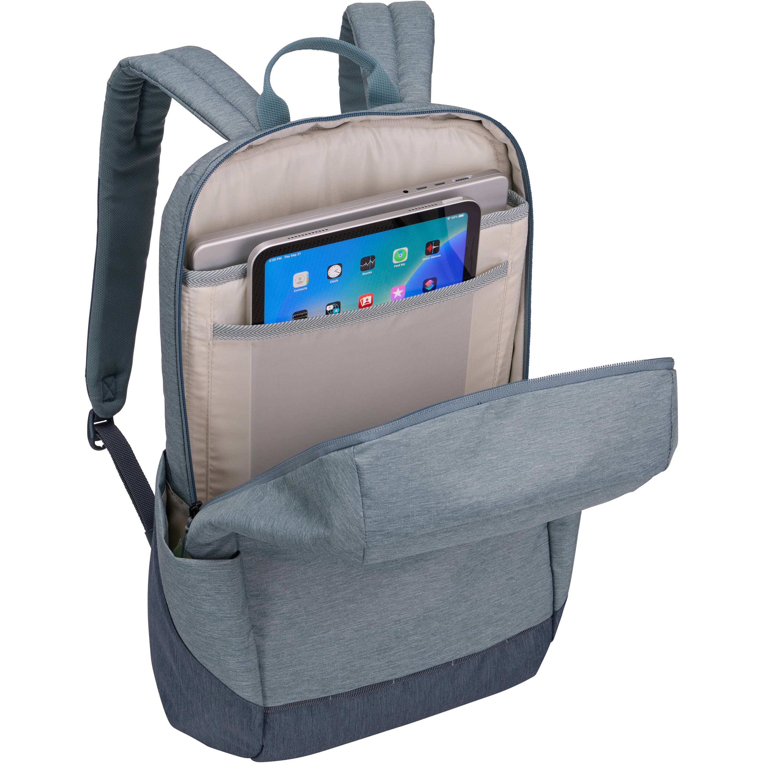 Thule Lithos Backpack (Pond Gray/Dark Slate, 20L) - Image 5