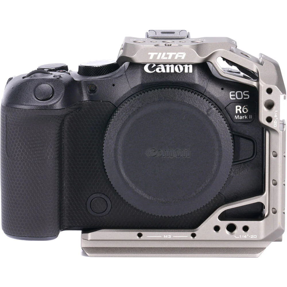 Tilta Half Cage for Canon R6 Mark II (Titanium Gray) - Image 3