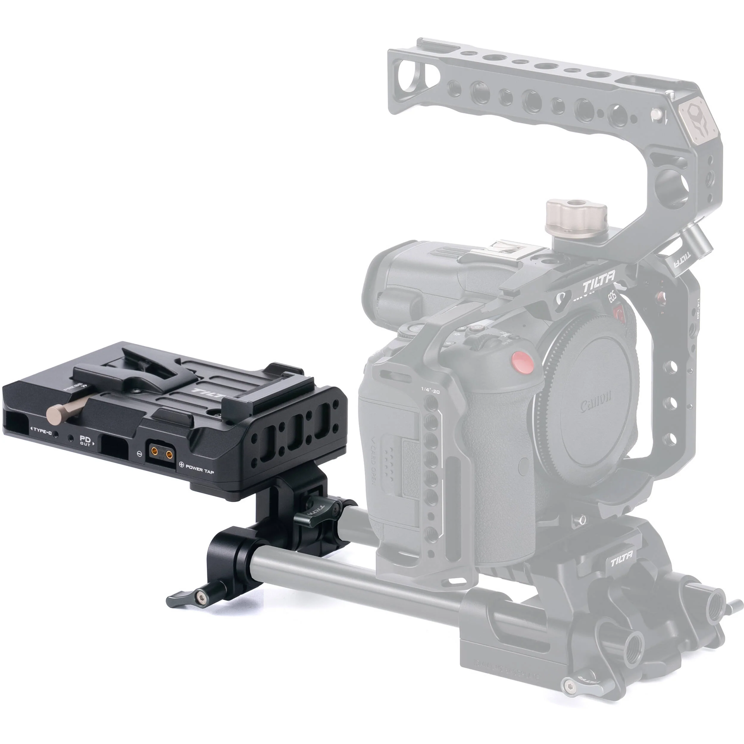 Tilta Smart V-Mount Battery Plate (Black) - Image 3