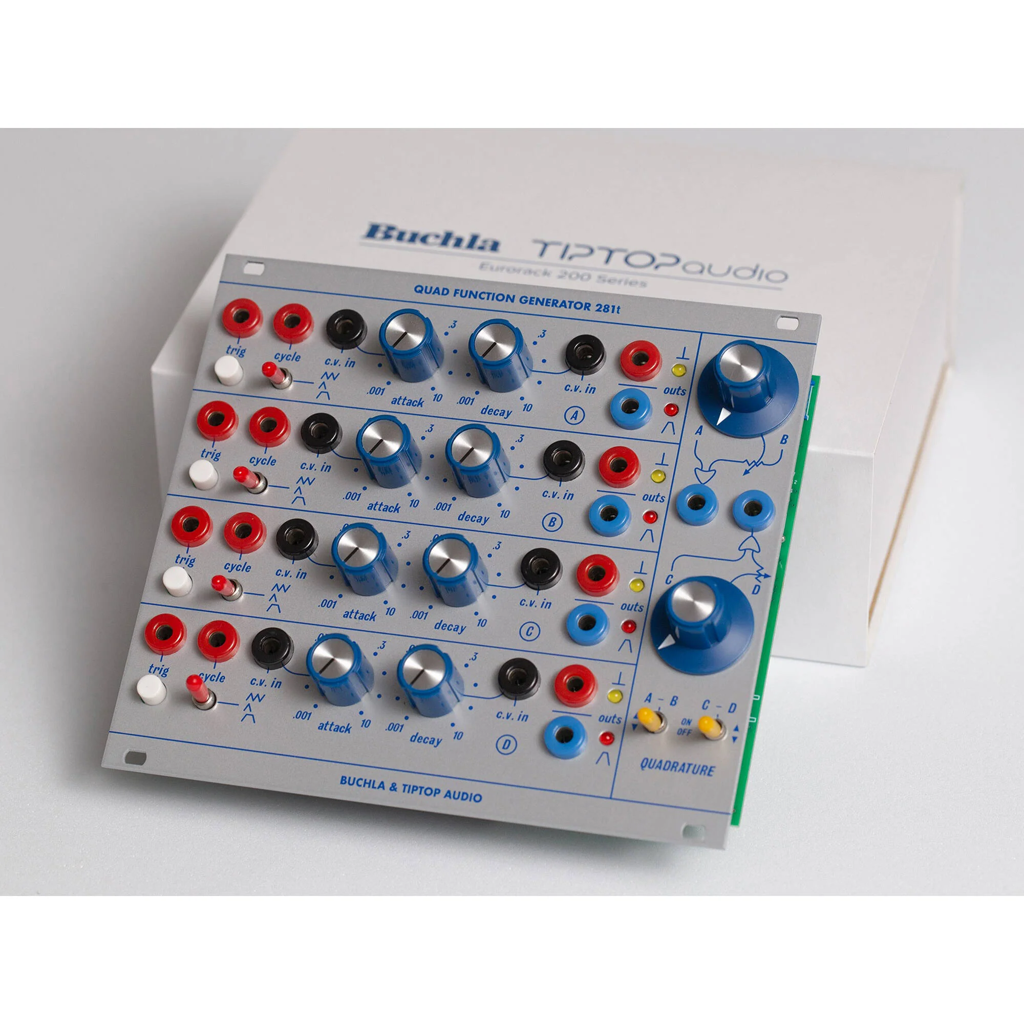 TipTop Audio Buchla Model 281t Quad Function Generator Eurorack Module (28 HP) - Image 2