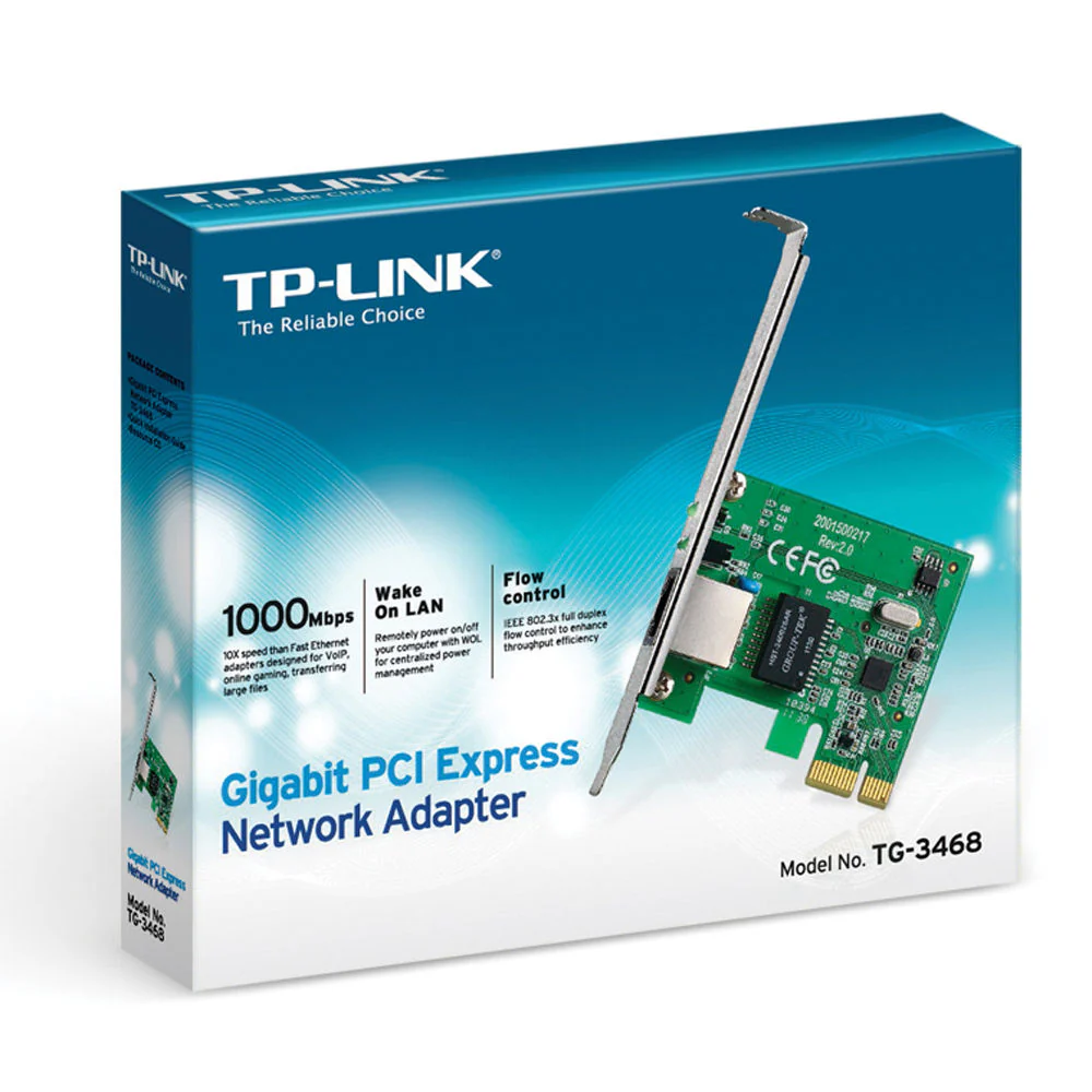 TP-Link TG-3468 Gigabit PCI Express Network Adapter - Image 3