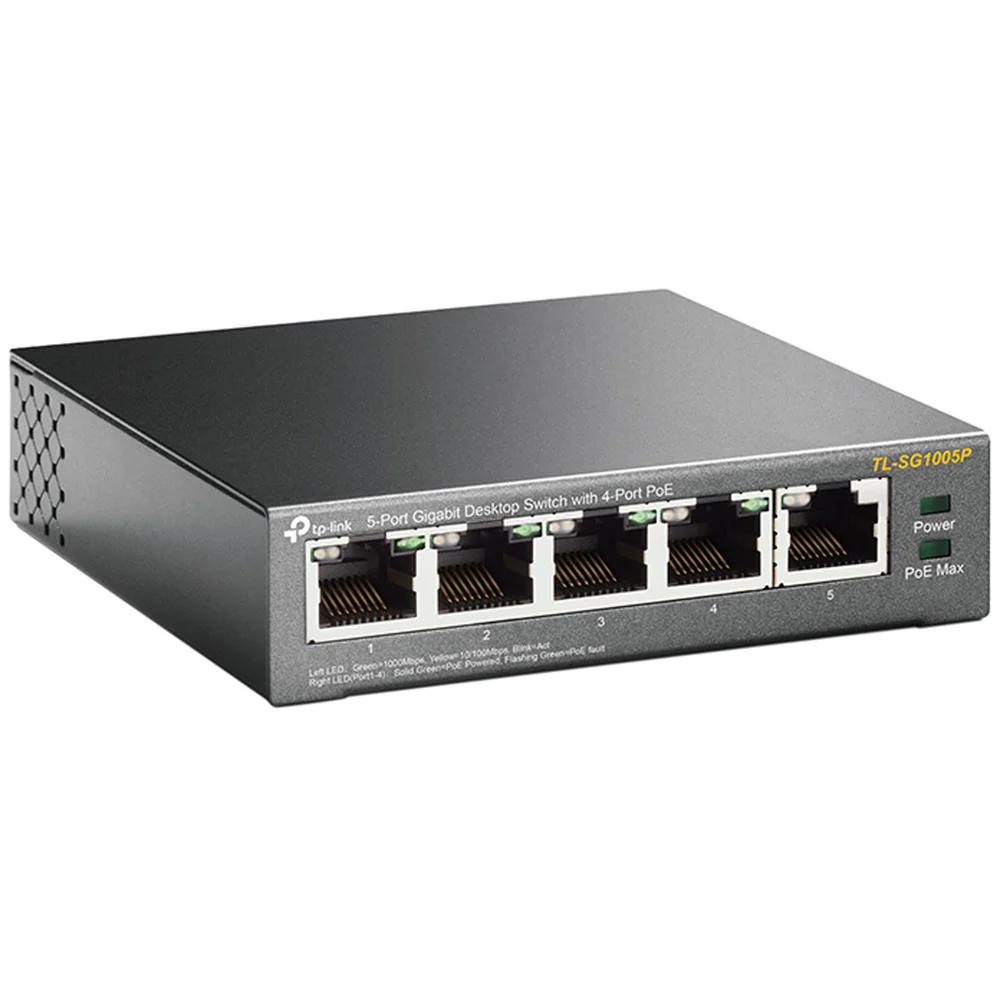 TP-Link TL-SG1005P 5-Port Gigabit PoE Unmanaged Switch - Image 2