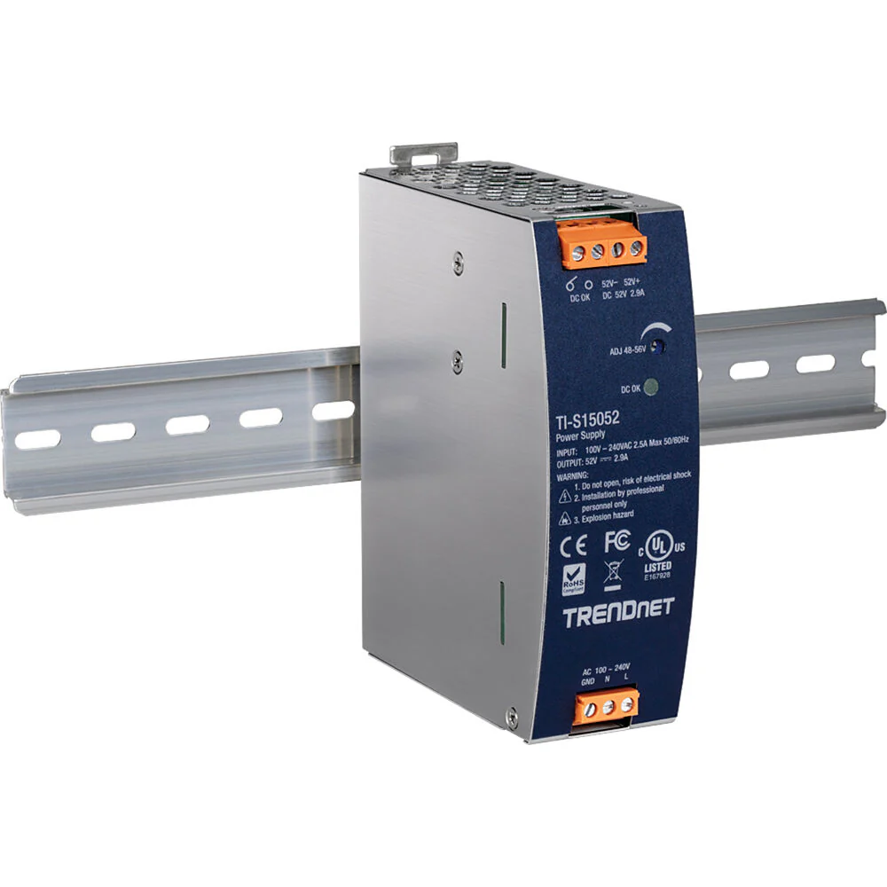 TRENDnet 150W DIN-Rail Industrial Power Supply - Image 5
