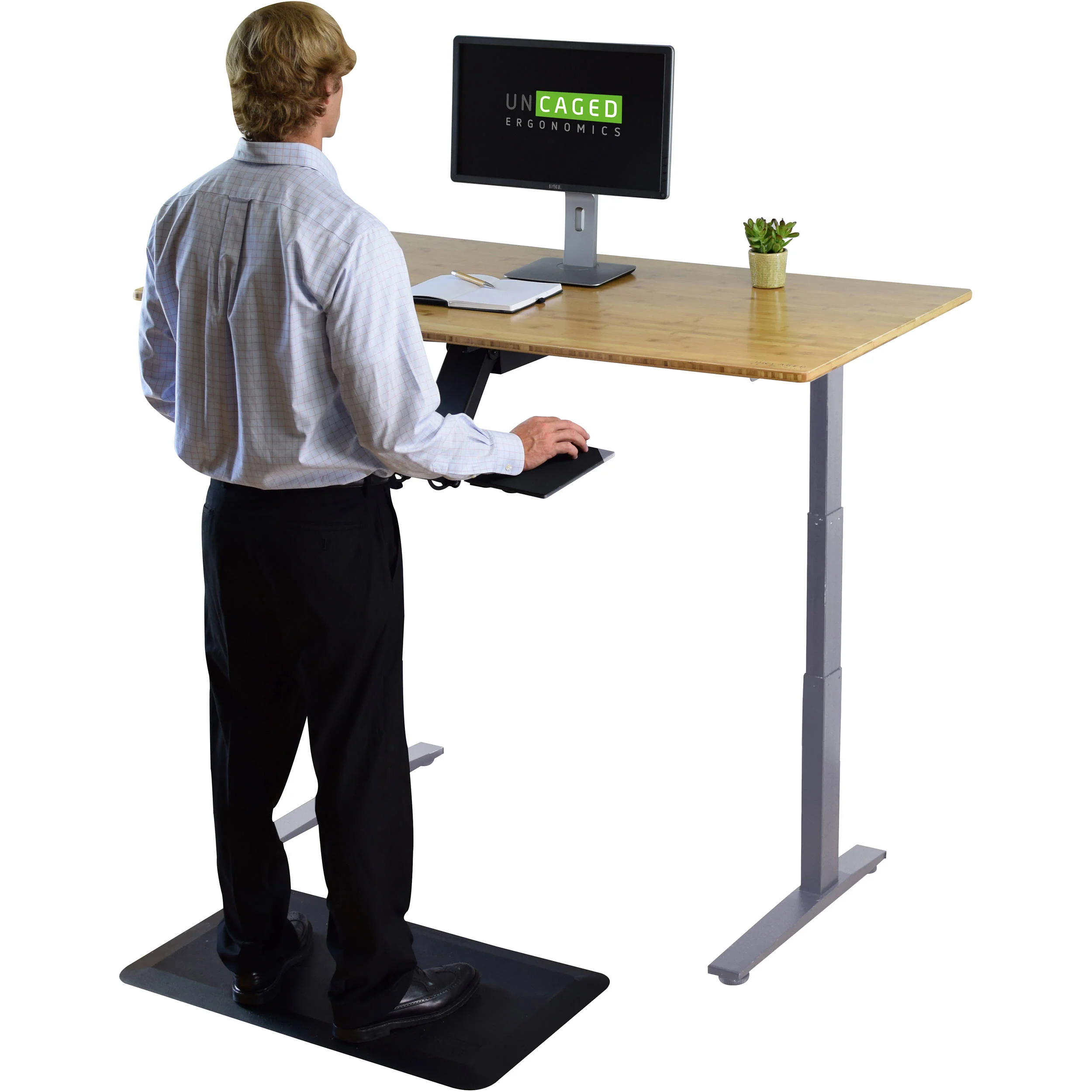 Uncaged Ergonomics 20X34" Thick Office Anti Fatigue Mat - Image 8