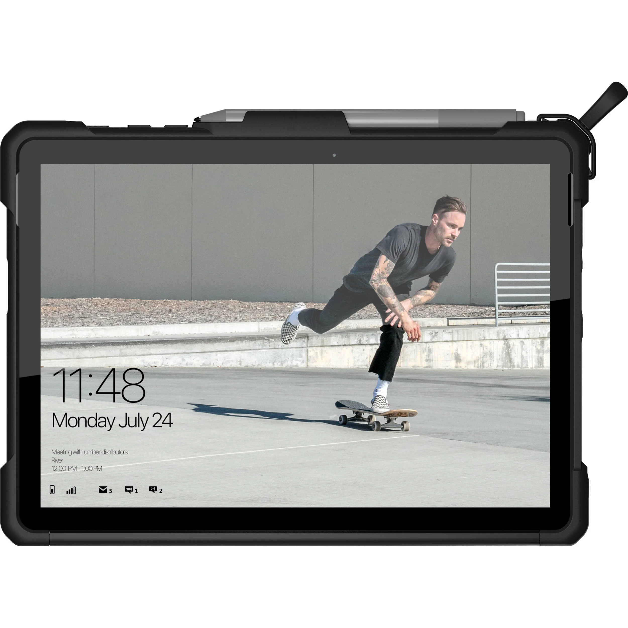Urban Armor Gear Metropolis Case for Microsoft Surface Go (Black) - Image 5