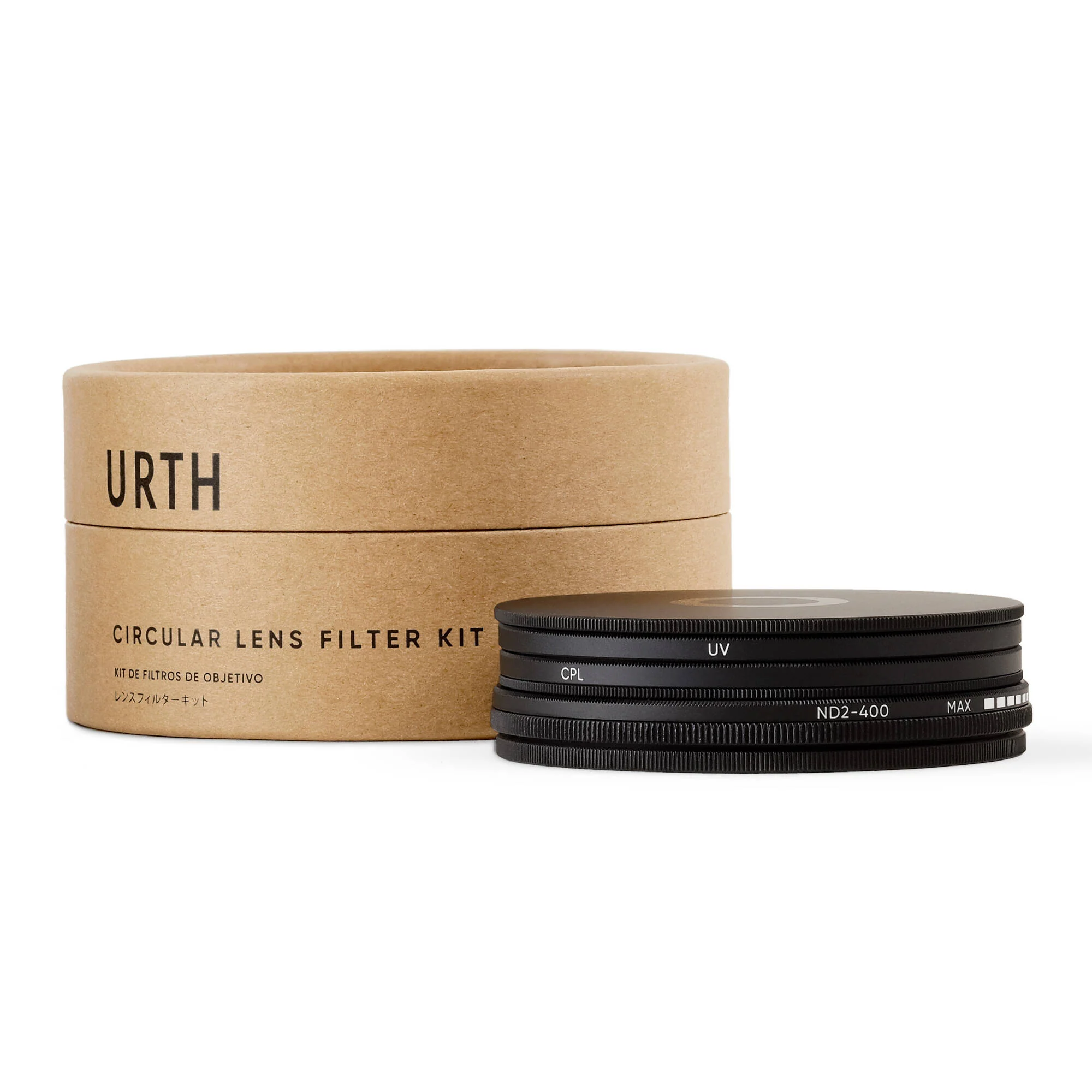 Urth 43mm UV, Circular Polarizing (CPL), ND2-400 Lens Filter Kit - Image 3