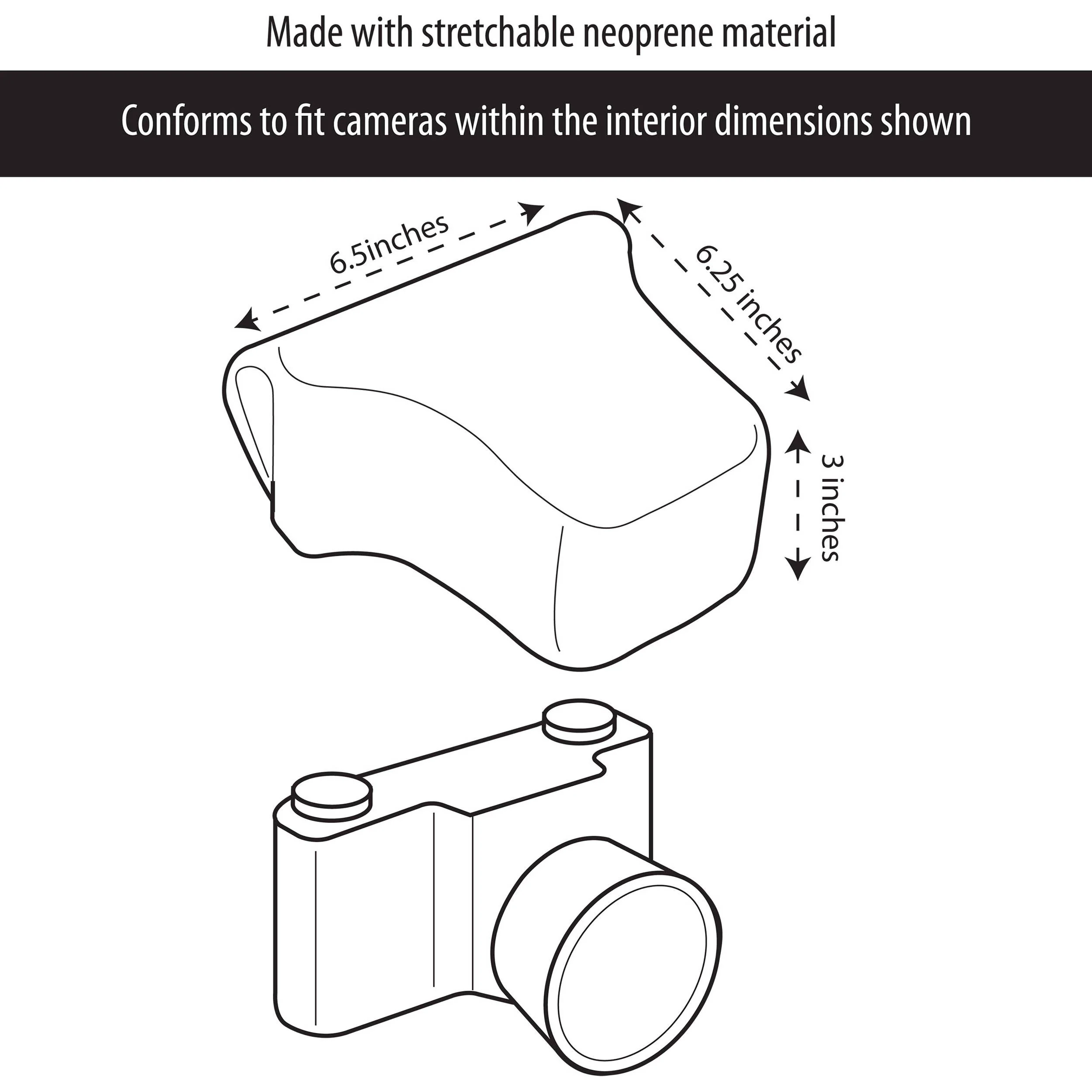 USA GEAR DSLR Neoprene Camera Case (Floral) - Image 8