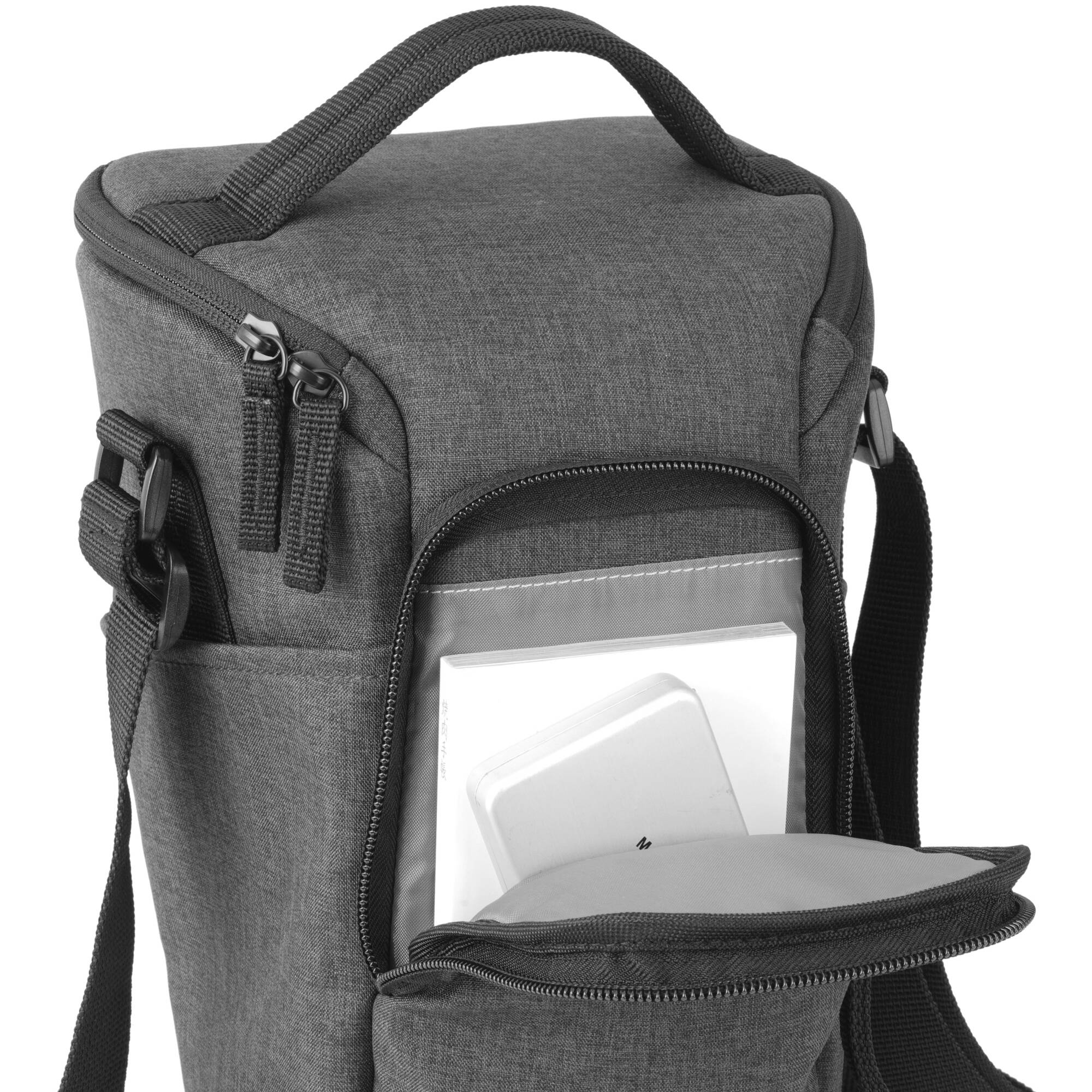Vanguard Vesta Aspire 16Z Shoulder Zoom Bag (Gray, 5.3L) - Image 4