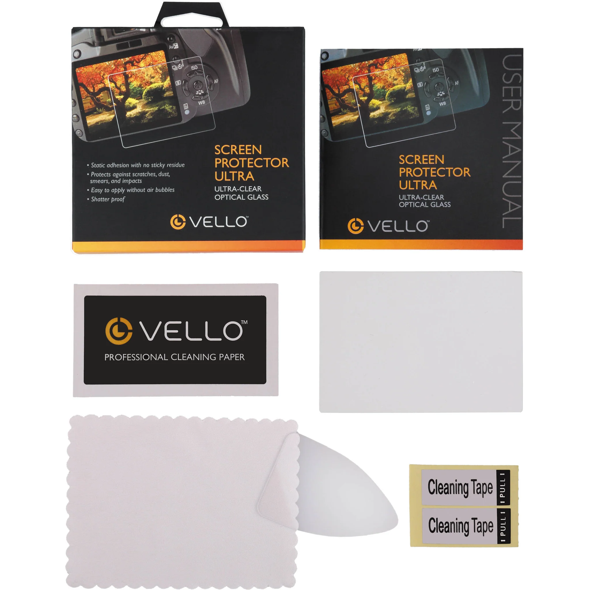 Vello LCD Screen Protector Ultra for Nikon D5100 & D5200 Camera - Image 4