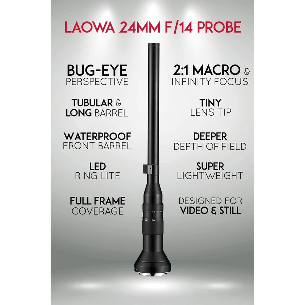 Venus Optics Laowa 24mm f/14 Probe Lens for Nikon F - Image 3