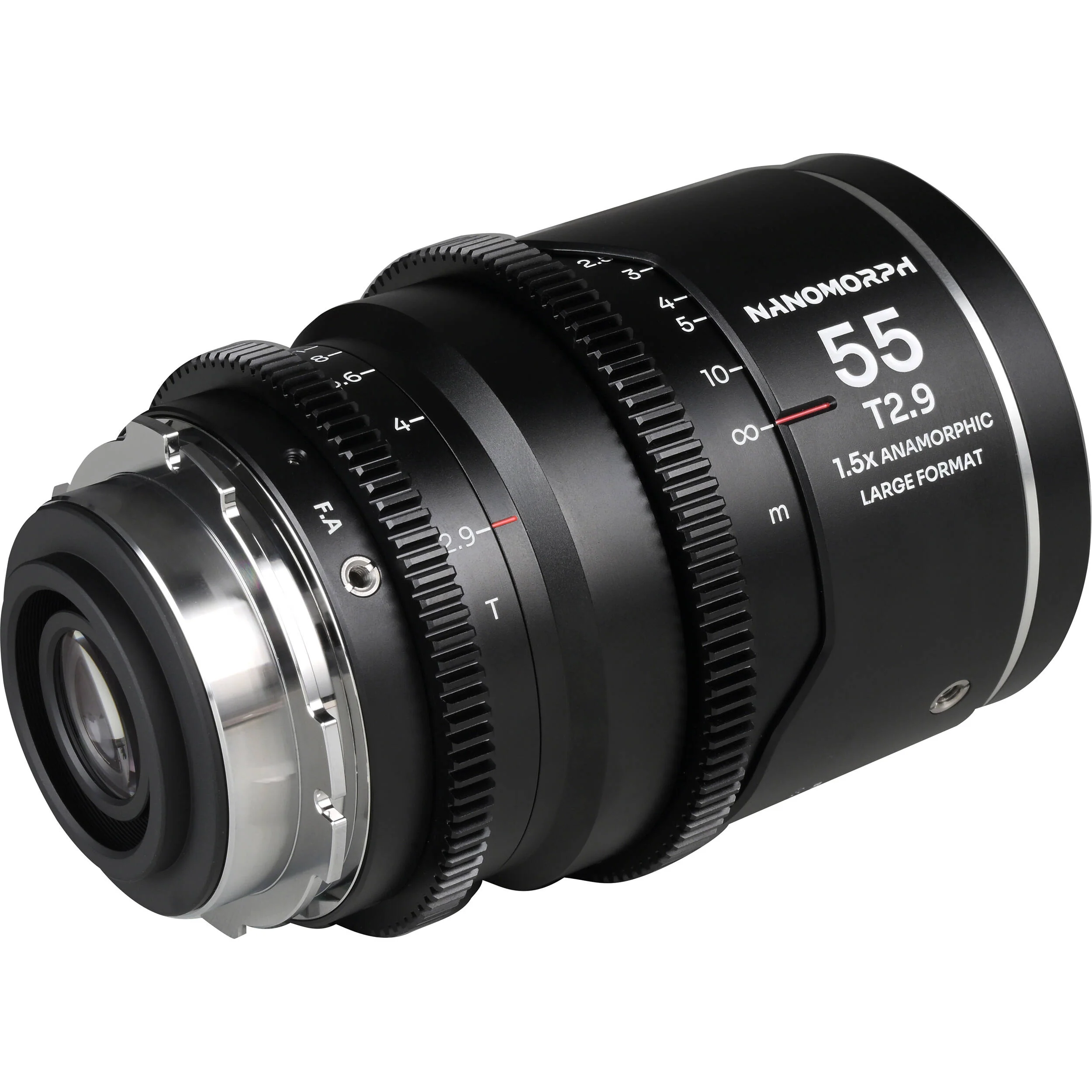 Venus Optics Laowa Nanomorph 55mm T2.9 1.5x LF Anamorphic Lens (ARRI PL & Canon EF, Silver Flare) - Image 4