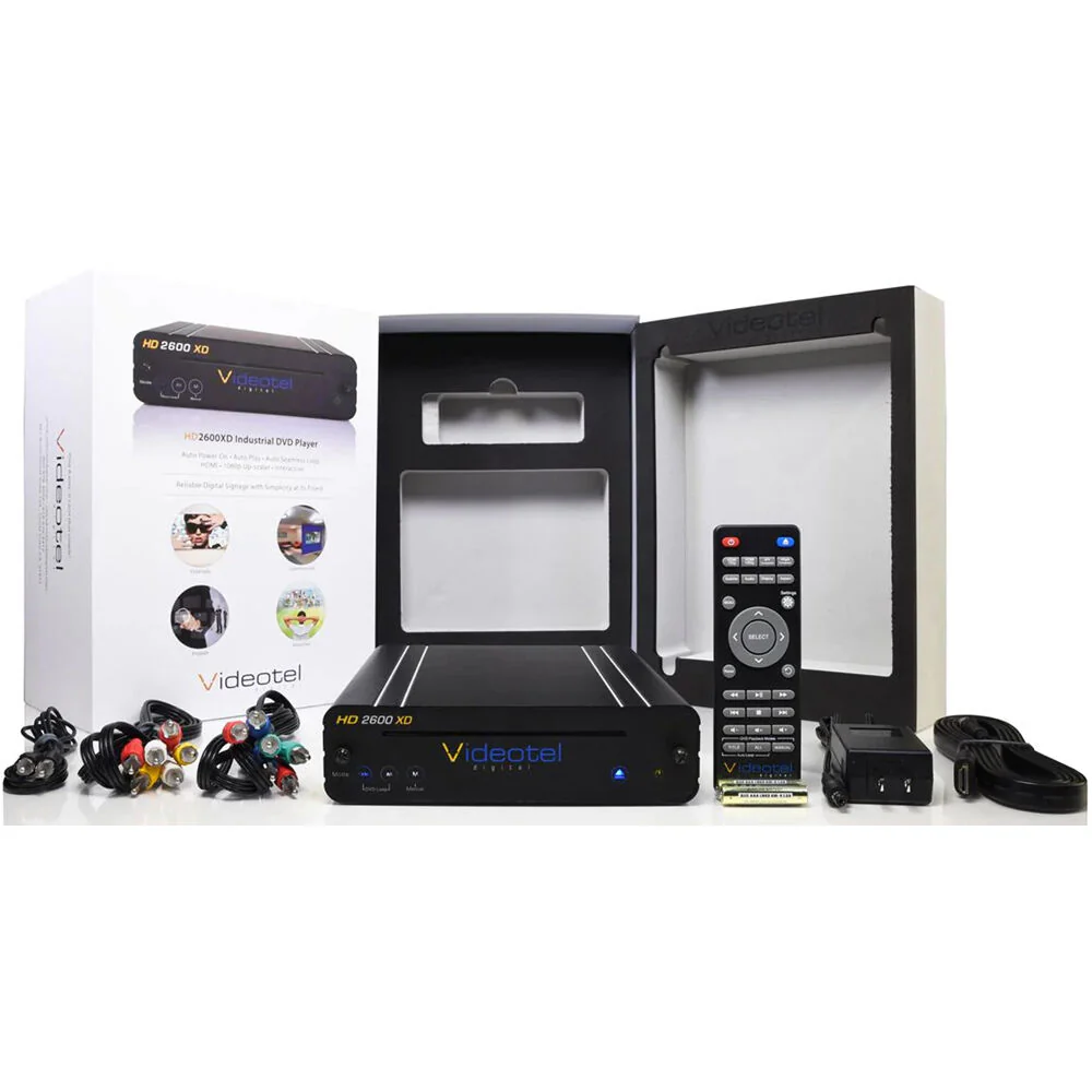 Videotel Digital HD2600 XD Industrial-Grade Looping DVD Player - Image 3