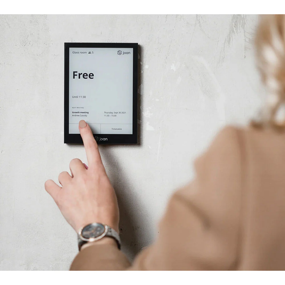 Visionect Joan 6 Pro E-Paper Conference Room Booking Display Black - Image 5
