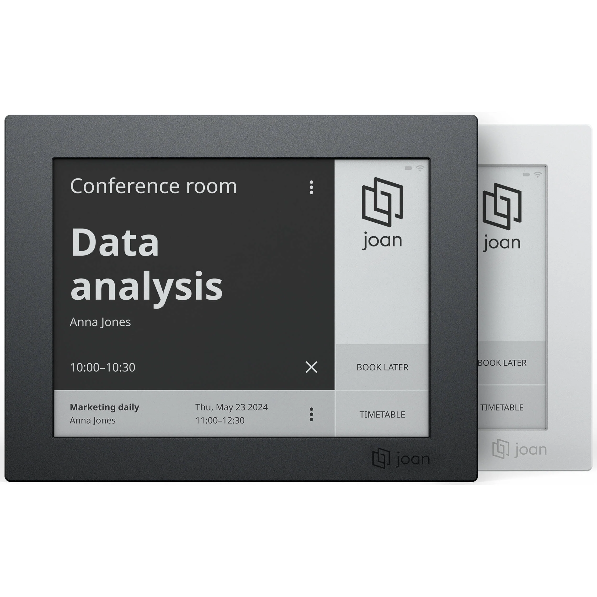 Visionect Joan 6 RE 6" Full HD E-Paper Conference Room Booking Display (Black) - Image 4