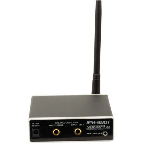 VocoPro IEM-900-ST4 Wireless Assistive Listening System with 1 Transmitter & 4 Receivers (900 MHz) - Image 3
