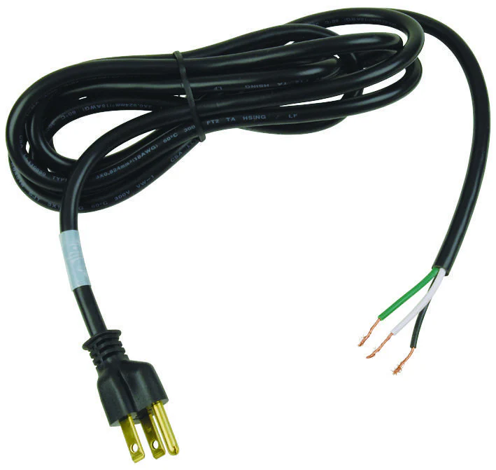 VOLEX 17635 POWER CORD, NEMA5-15P, 15FT, 15A, BLACK
