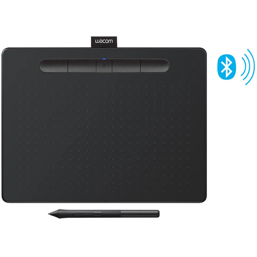 Wacom Intuos Bluetooth Creative Pen Tablet (Medium, Black) - Image 2
