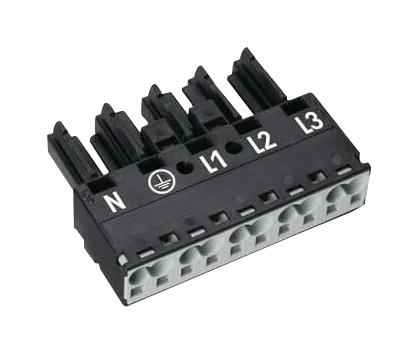 WAGO 770-205 Pluggable Terminal Block, 10 mm, 5 Ways, 20AWG to 12AWG, 4 mm&sup2;, Push In, 25 A - Image 2