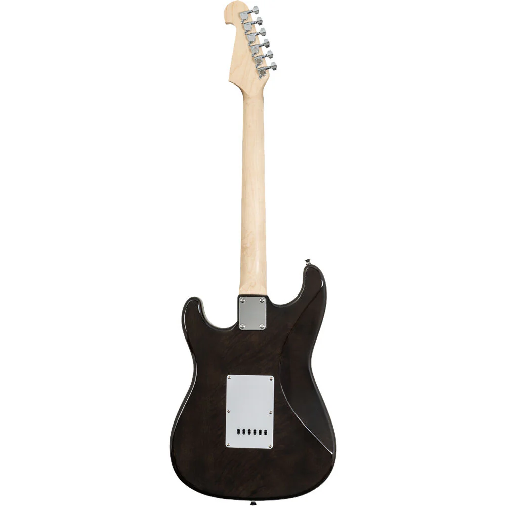 Washburn Sonamaster Deluxe Electric Guitar (Transparent Black) - Image 2