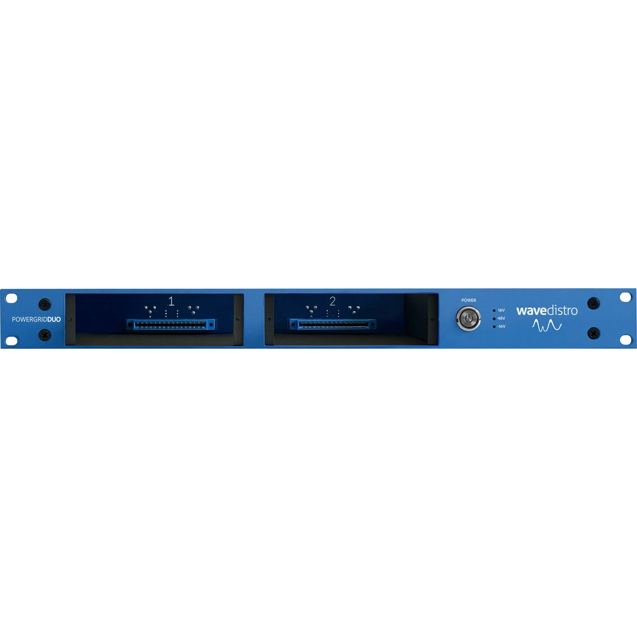 Wave Distro PowerGrid Duo Two-Slot 500-Series Horizontal Rack Chassis - Image 2