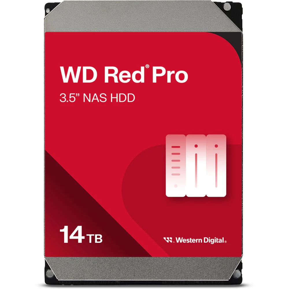 WD 14TB Red Pro 7200 rpm SATA III 3.5" Internal NAS HDD (4-Pack) - Image 2