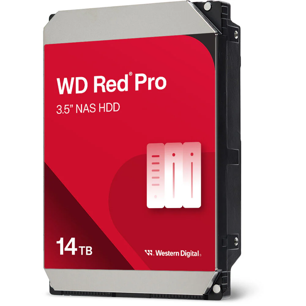 WD 14TB Red Pro 7200 rpm SATA III 3.5" Internal NAS HDD (4-Pack) - Image 3