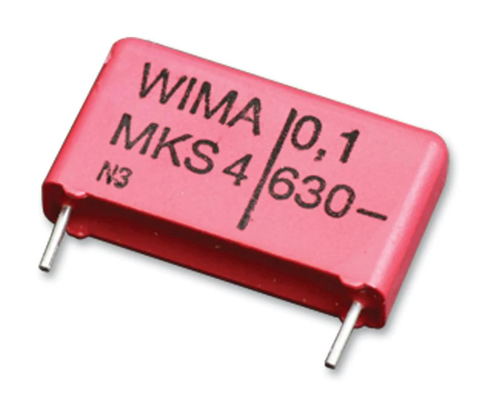 Wima MKS4C051005F00KSSD General Purpose Film Capacitor Metallized PET Radial Box - 2 Pin 10 µF ± 10% 40 V 63