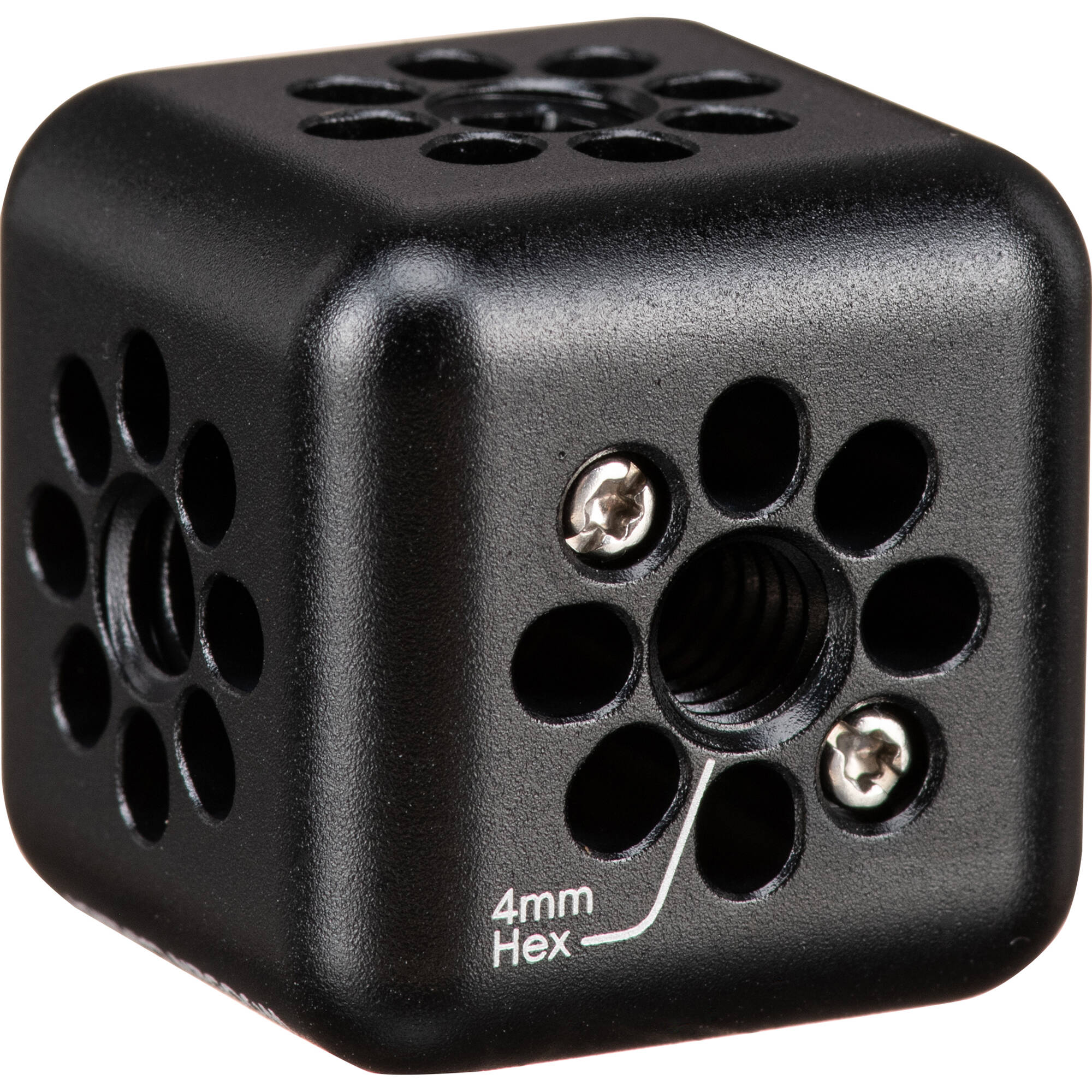 Wooden Camera Accessory Cube (3/8"-16 Screw, 1/4"-20 Threads) - Image 2