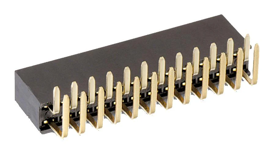 Wurth Elektronik 613026243121 613026243121 PCB Receptacle Board-to-Board 2.54 mm 2 Rows 26 Contacts Through Hole Mount Right Angle - Image 2