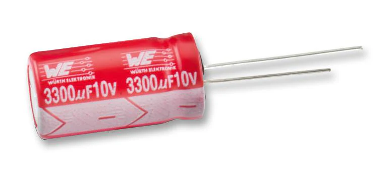 WURTH ELEKTRONIK 8.60041E+11 Electrolytic Capacitor, 1000 µF, 63 V, ± 20%, Radial Leaded, 10000 hours @ 105°C, Polar