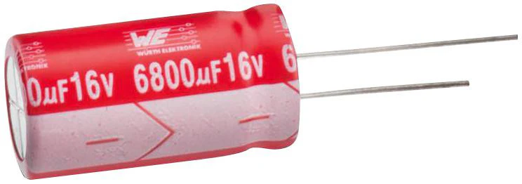 WURTH ELEKTRONIK 860241375002 Electrolytic Capacitor, 10 µF, 400 V, WCAP-AT1H Series, ± 20%, Radial Leaded, 10 mm
